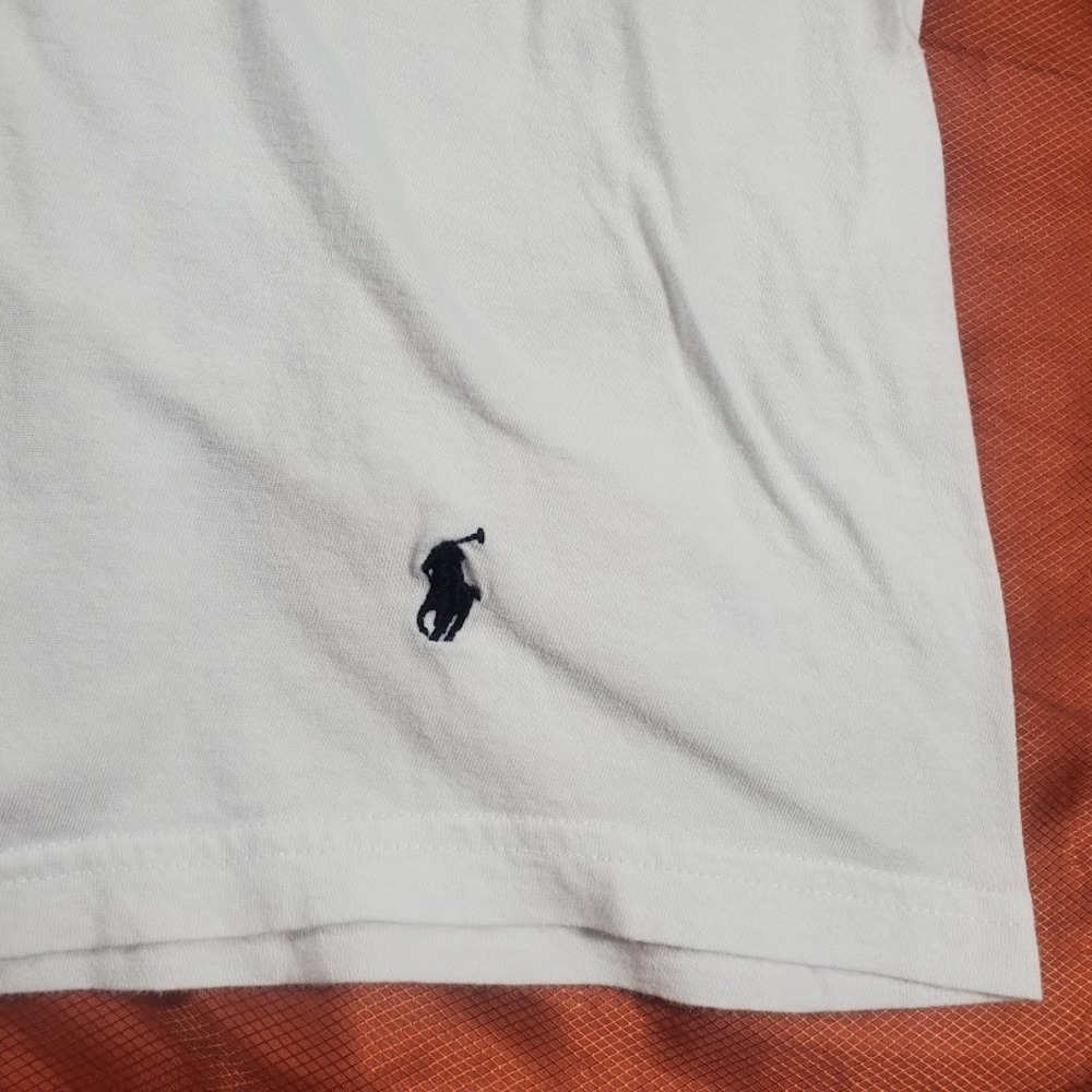 Polo Ralph Lauren Shirt Mens XL White Slim Fit Classic Crewneck Cotton Tee - Picture 2 of 11